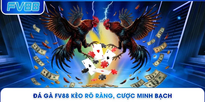 Đá gà FV88 kèo rõ ràng, cược minh bạch